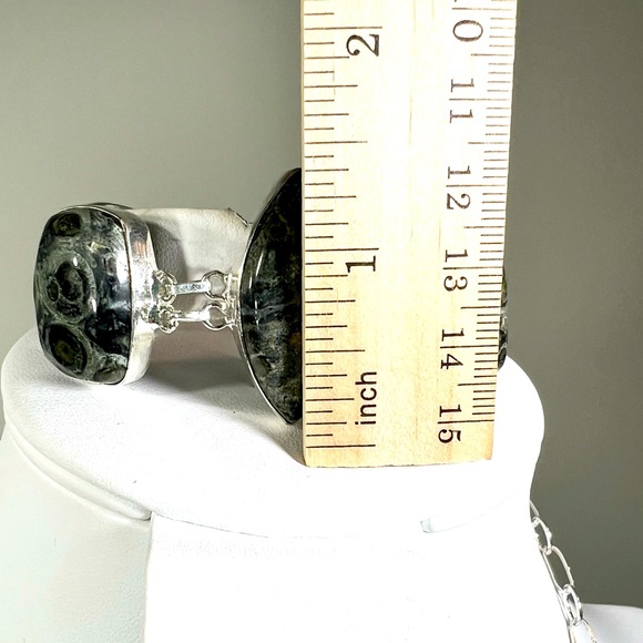 Star Galaxy 925 Gemstone Large Necklace Bracelet & Earrings Set - Picture 8 of 12